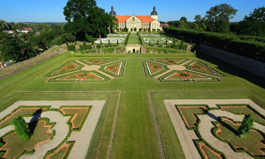 Schloß und Schloßgarten Bucha, Kaiserpfalz, Saxony-Anhalt, Germany, Germany